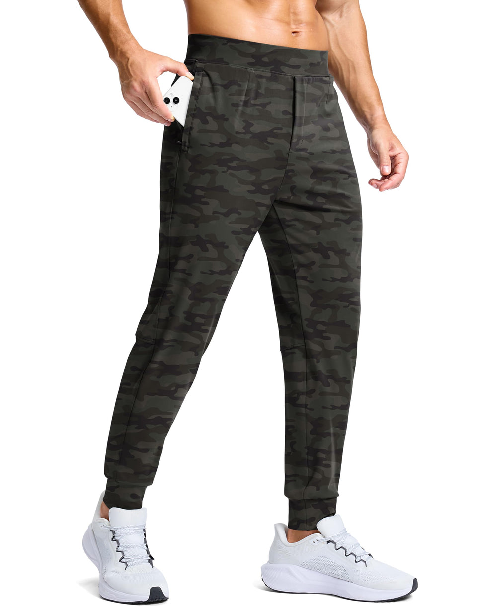 G Gradual men's golf joggers with zip pockets securing essentials during workouts