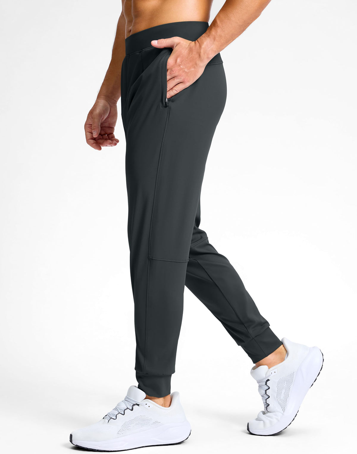 G Gradual joggers side zipper pocket for secure storage during workouts