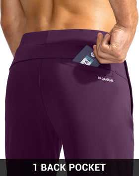 G Gradual men's golf joggers stretch fabric supports freedom of movement