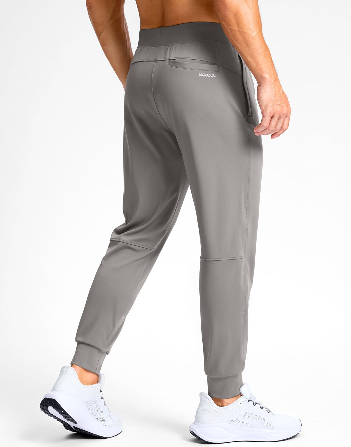 G Gradual joggers with sun protection weave for outdoor play and errands.