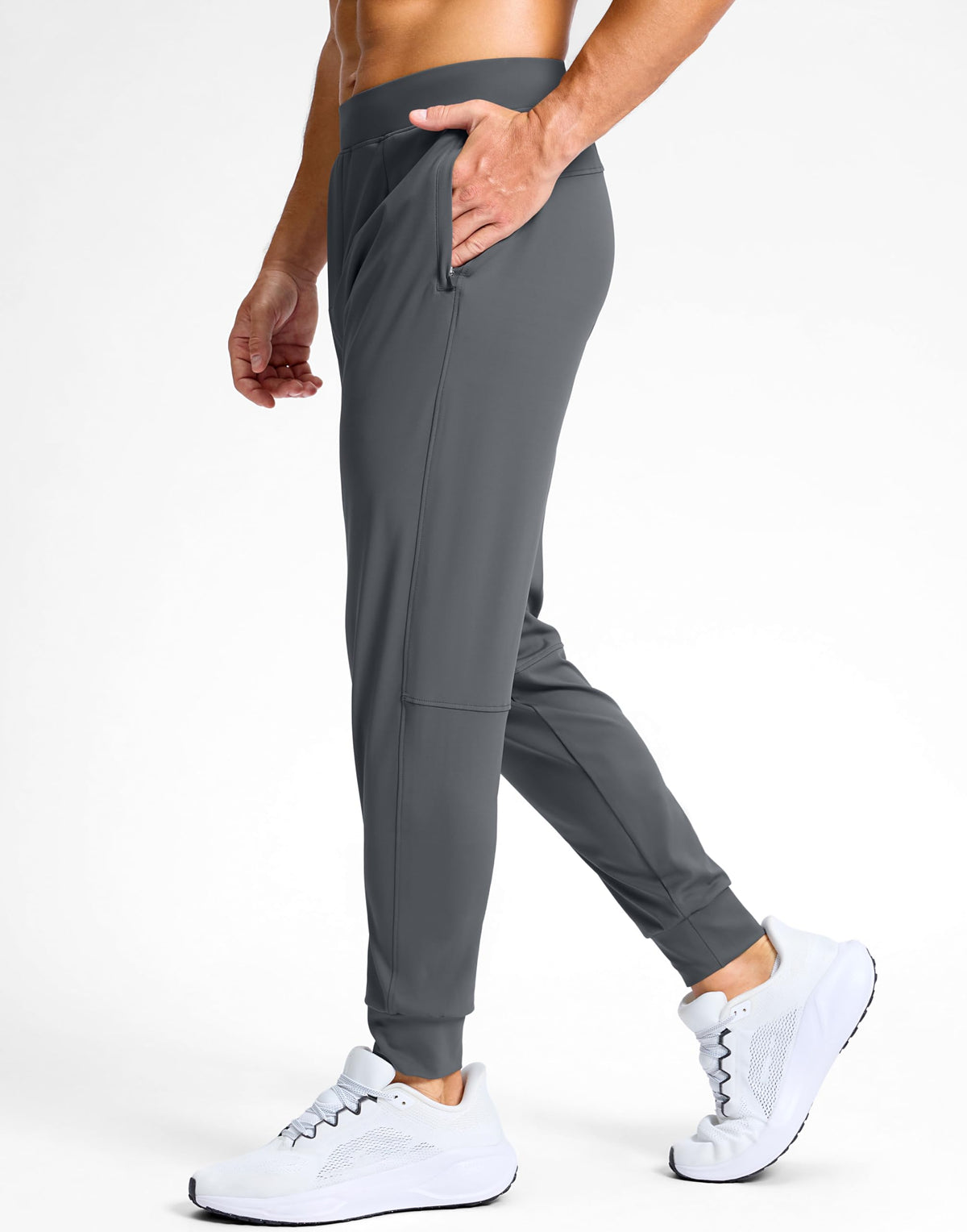 G Gradual joggers showing zip pockets for secure valuables.