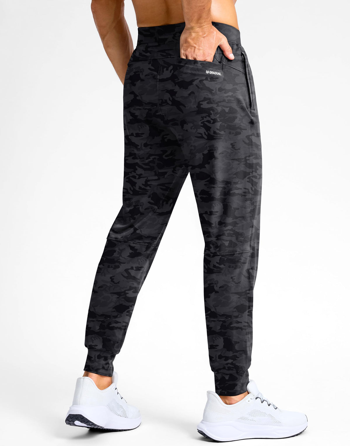 G Gradual joggers with two zippered pockets and back pocket for valuables