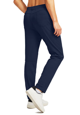 G Gradual navy stretch golf pants pocket detail with zip for valuables