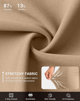 G Gradual 4-way stretch fabric — enhanced mobility for golf, running, or gym sessions