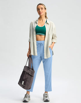 G Gradual 7/8 ankle cut presents a neat, professional look