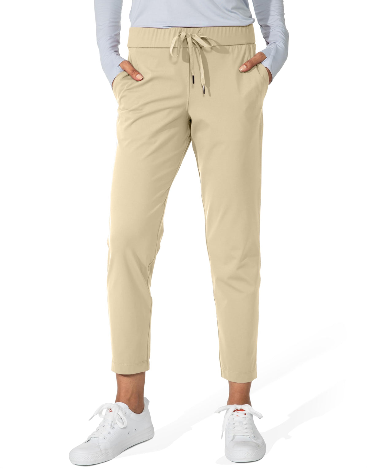 G Gradual khaki pants displayed for casual work and lounge wear