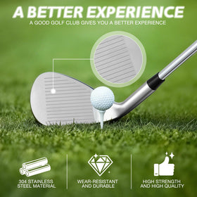 GAHOKONSE clubface milled for precise feel and consistent turf interaction.