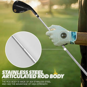 GAHOKONSE premium multi-compound grip boosts control in all conditions.