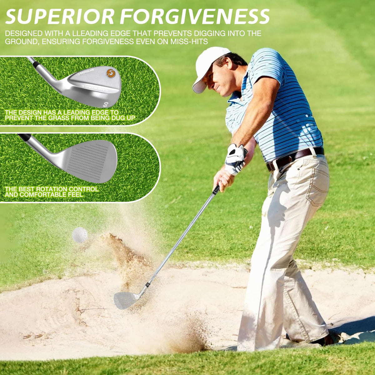 GAHOKONSE premium grip for steady control in any condition