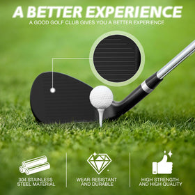 GAHOKONSE wedge showing turf-glide leading edge for smooth turf contact.