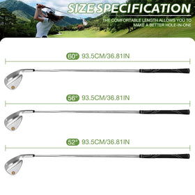 GAHOKONSE turf-friendly sole glides through turf to reduce fat shots