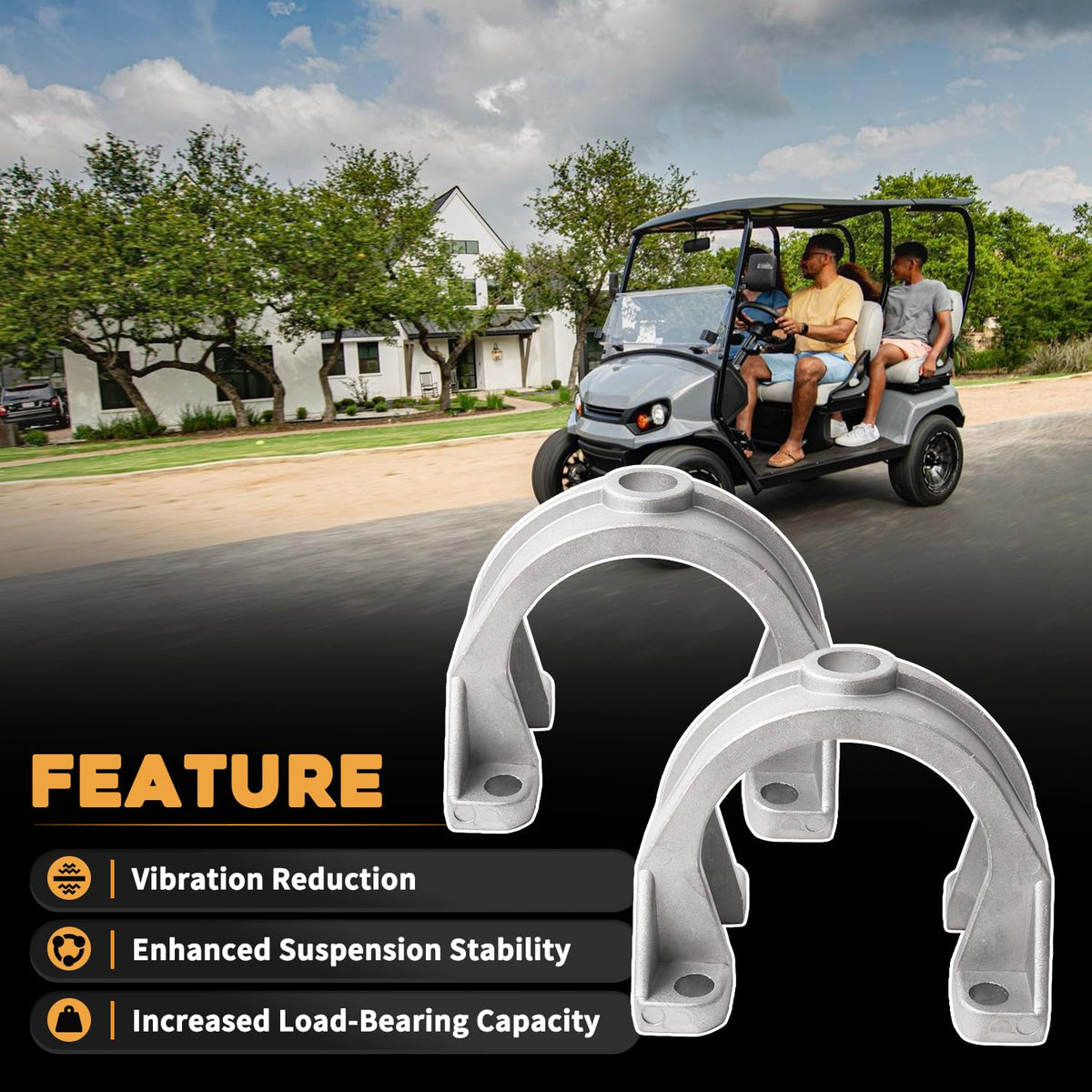 Gaimeila EZGO TXT 1994-2008 replacement supports heavy loads with reliable stability.