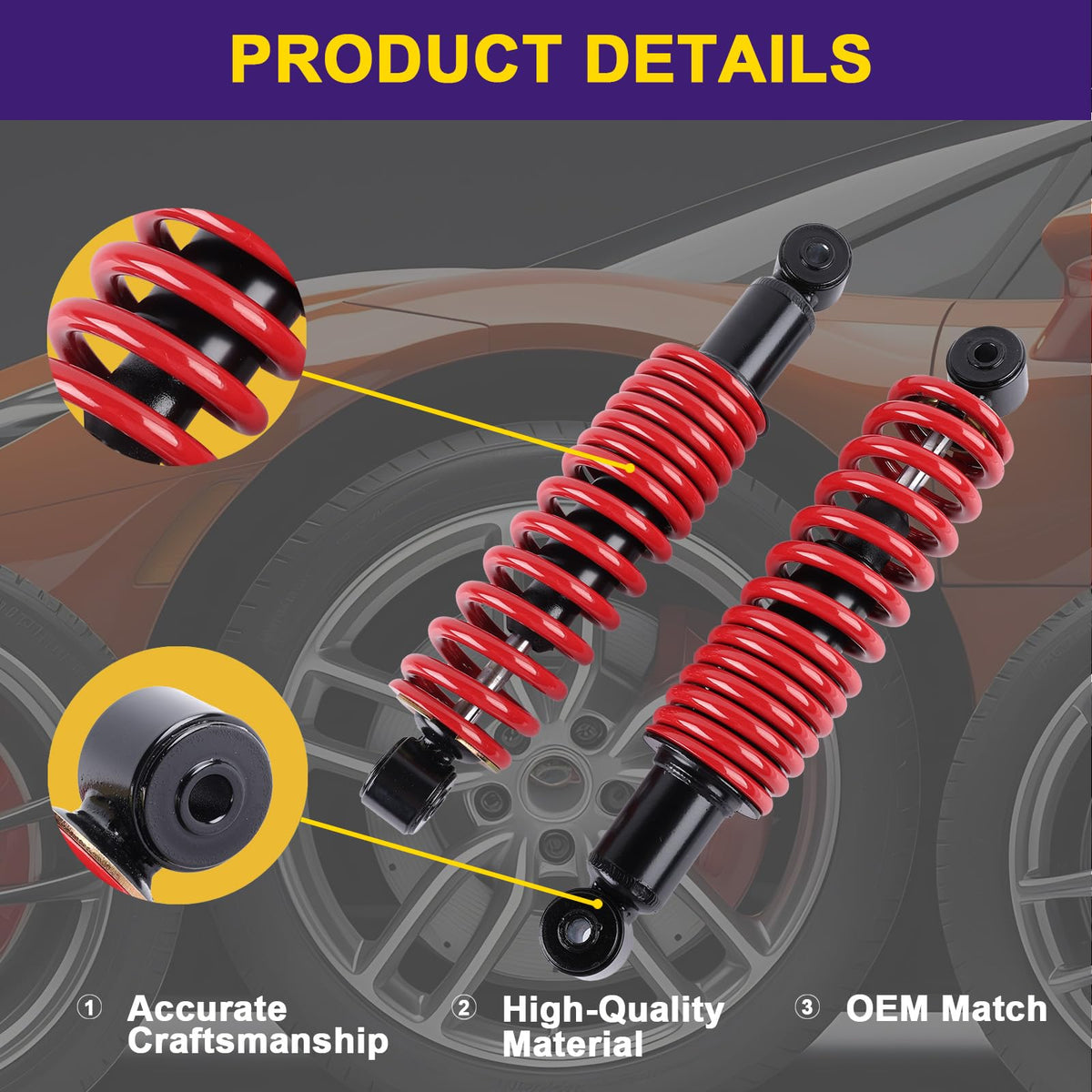 Heavy-duty suspension assembly from Gallnack for rugged golf course use