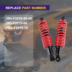 Installation-ready Gallnack rear shock for Yamaha carts
