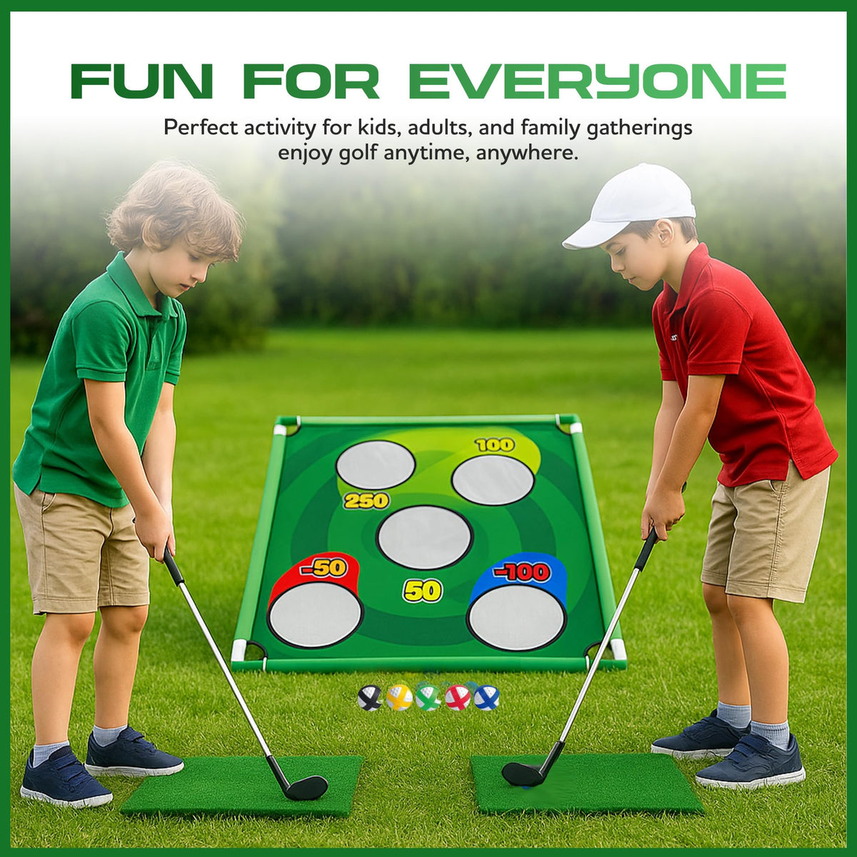 Gameloo Golf Chipping Game beach or park sessions are ideal.
