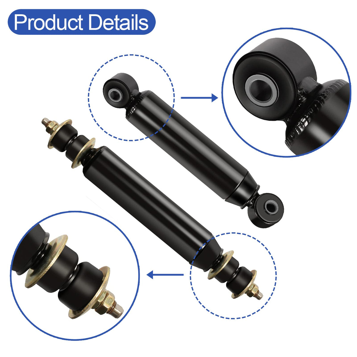 Gaoerfu-CP front shock absorber for Precedent models improves stability on gas carts