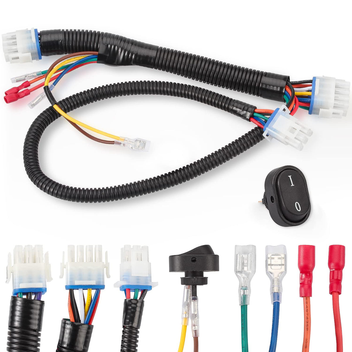 Gaoerfu-CP Club Car Precedent LED harness close-up connector for secure power delivery