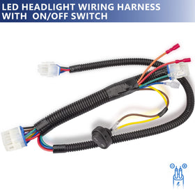 Gaoerfu-CP LED harness kit components laid out for easy installation