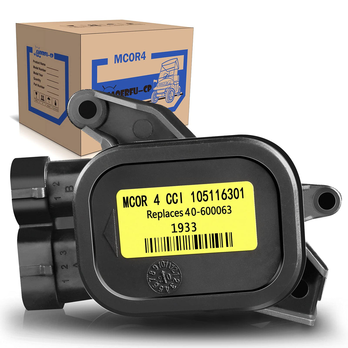 Gaoerfu-CP MCOR 4 throttle potentiometer closeup for precise pedal control