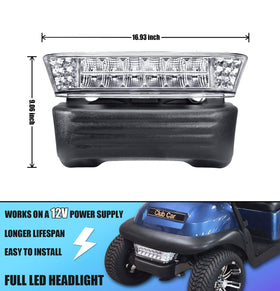 Gaoerfu-CP Precedent LED head light close-up highlights durable housing.