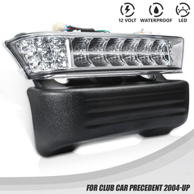 Gaoerfu-CP Precedent LED head light installed on golf cart upgrade.