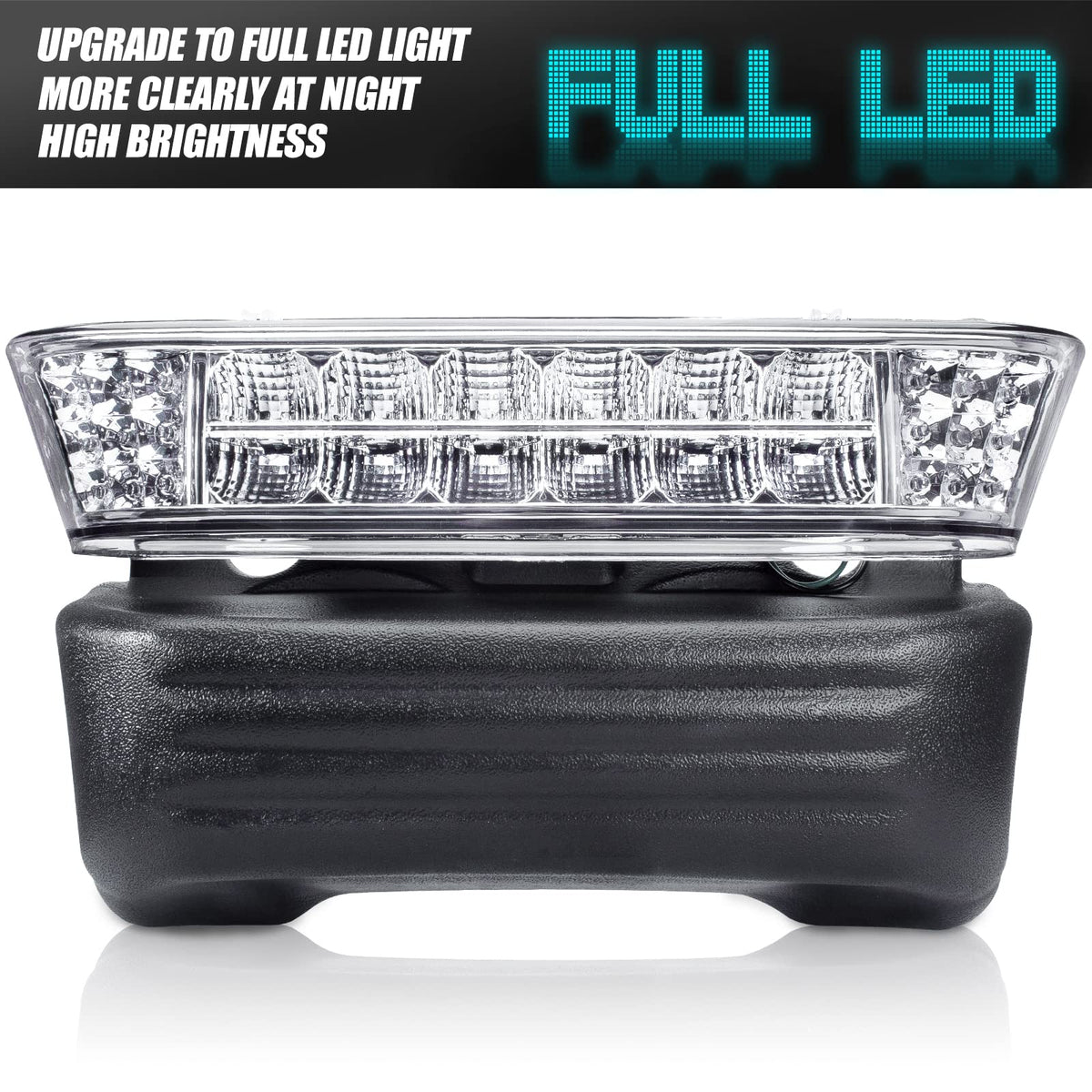 Gaoerfu-CP Precedent LED head light packaging and quick-install instructions.