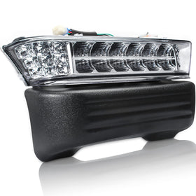 Gaoerfu-CP Precedent LED head light with bumper front view improves nighttime visibility.