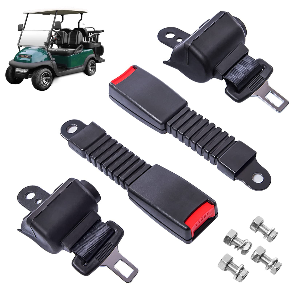 Gaoerfu-CP retractable universal seat belt for safer golf cart rides