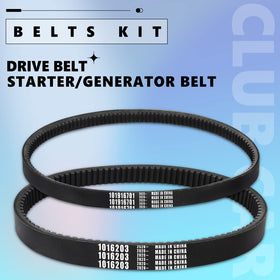 Gaoerfu-CP starter belt dimensions close-up for proper tension.