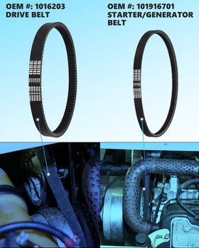 Gaoerfu-CP starter generator belt close-up for smoother starts on Club Car.