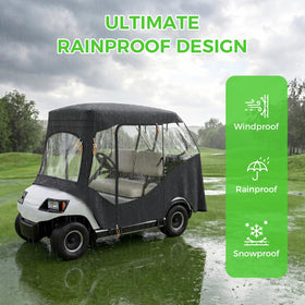 Garvee easy-entry design simplifies access after a round.