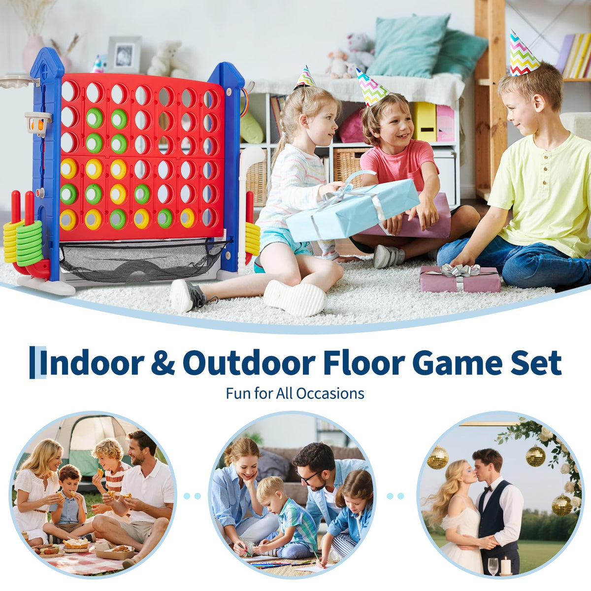 GarveeHome three-height adjustment fits kids to adults outdoors