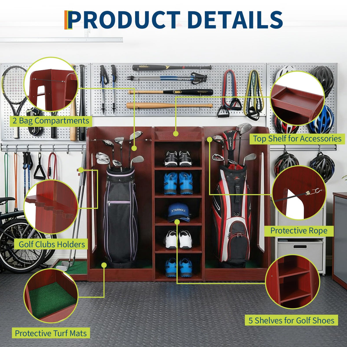 GarveeLife easy assembly highlights quick setup for immediate use.