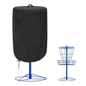 Gasadar disc golf basket cover in 26x35 inches fits most baskets for weather protection.