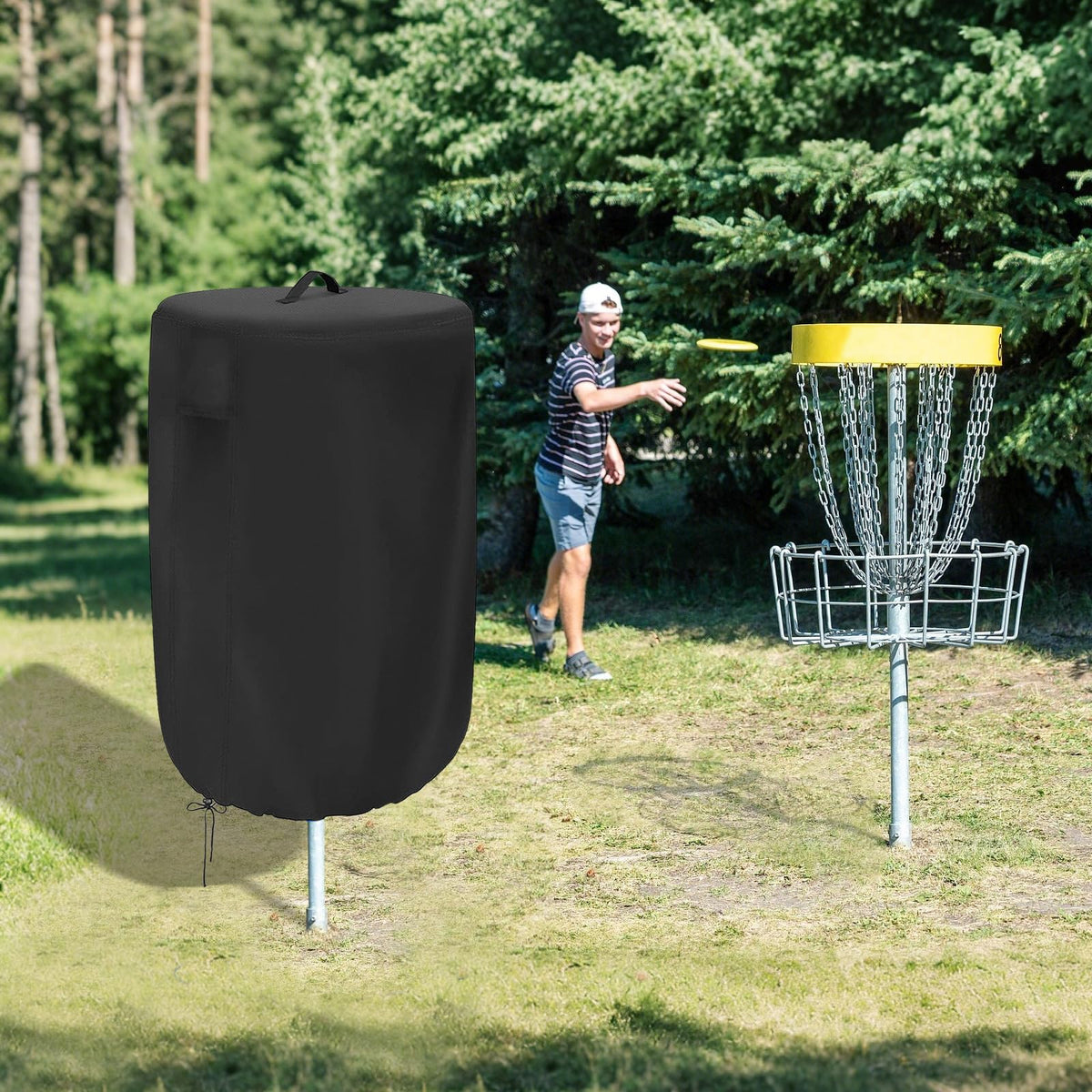 Gasadar cover includes a top carry handle for easy on and off.