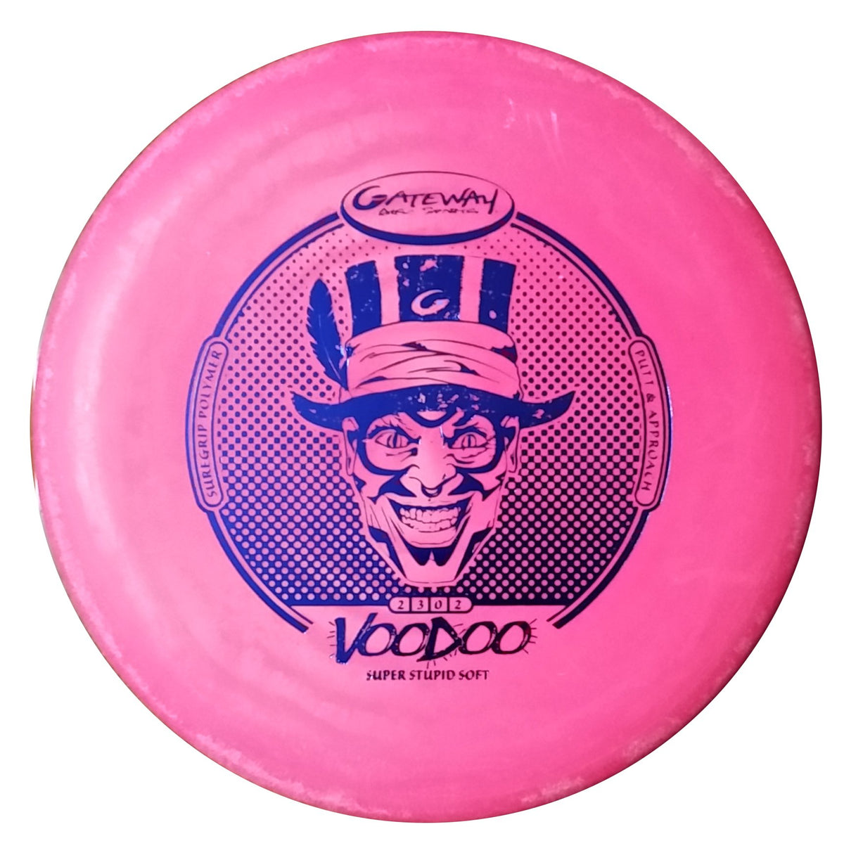 Gateway Voodoo purple disc helps track flight visually during drills