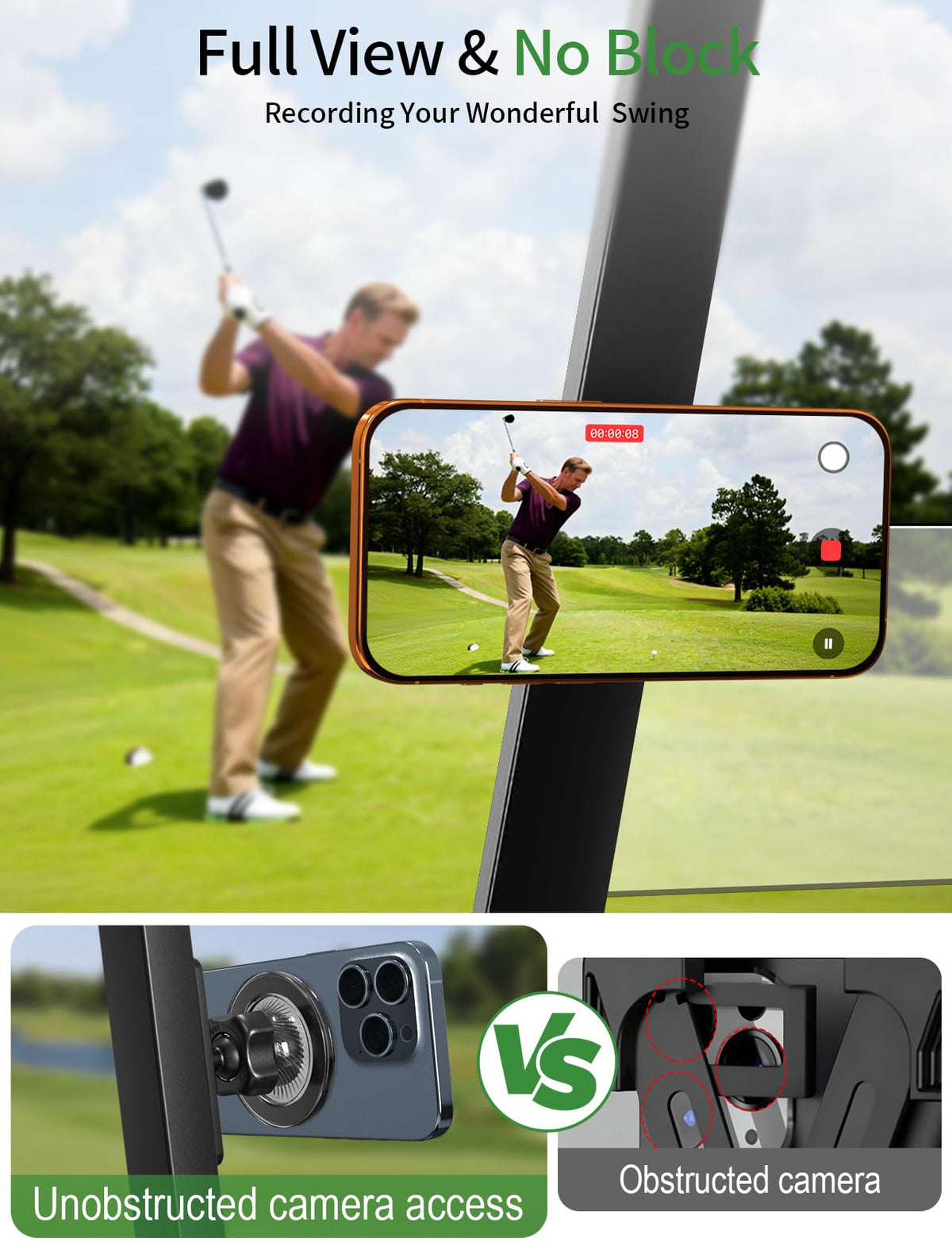 GBEAST 360-degree rotation for adjustable viewing angles on the cart