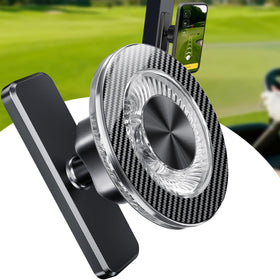 GBEAST magnetic golf cart phone holder base ensures secure grip on bumpy courses.