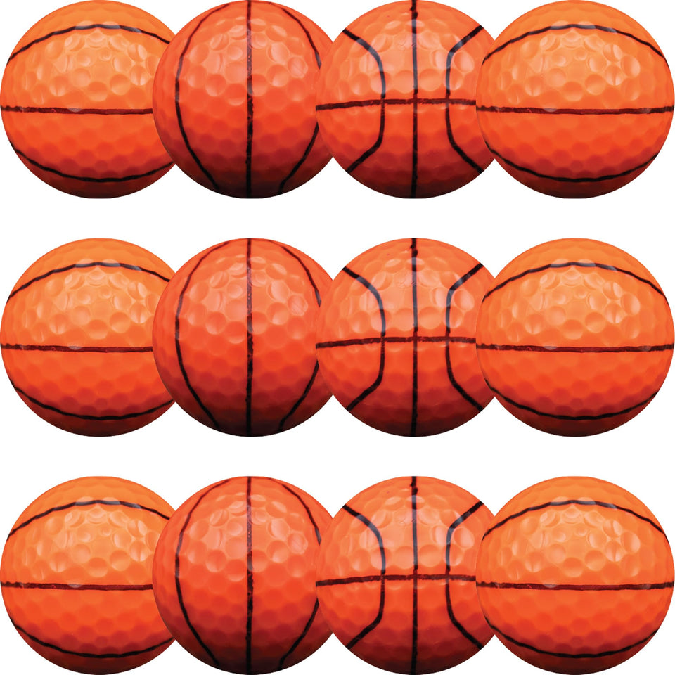 GBM basketball-design golf ball on green for standout play