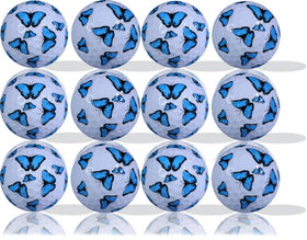GBM blue butterfly ball with vivid print for standout shots on the course
