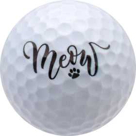 Durable two-piece GBM Cat Lover ball with feline design