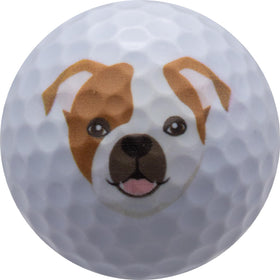 GBM Dog Lover Golf Ball dog-breed illustrations add charm to the course
