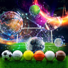 GBM golf ball featuring soccer ball design for training sessions