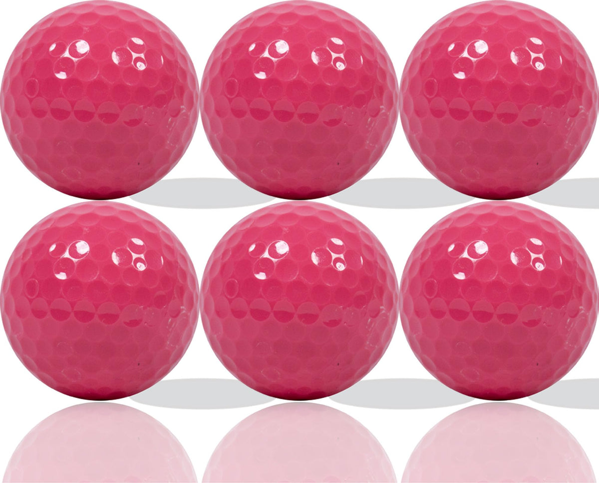 GBM pink golf balls packaging showing gift-ready presentation