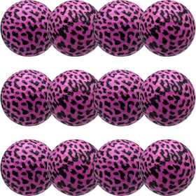 GBM Pink Leopard golf ball front view highlighting bold color for quick identification