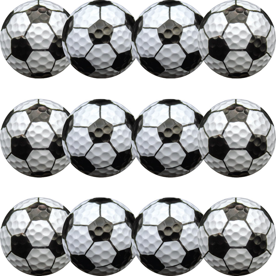 GBM Soccer novelty golf ball 360-degree design for standout play on course