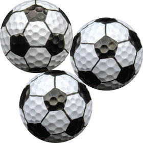 GBM soccer novelty golf ball, gift-ready and collectible on course