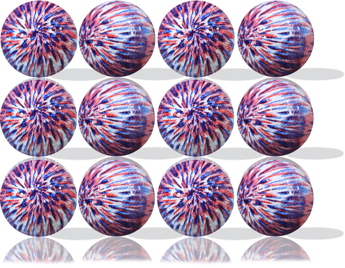 GBM Tie-Dye golf ball with 360-degree imprint for bold on-course color