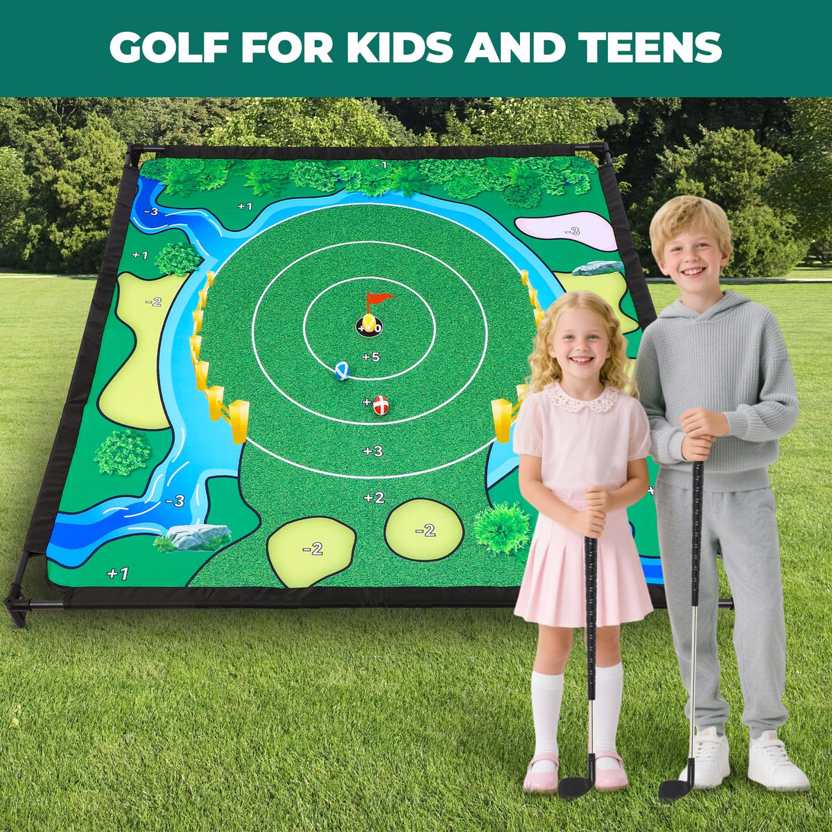 GCCSJ free adjustable golf club allows versatile home or outdoor setups.