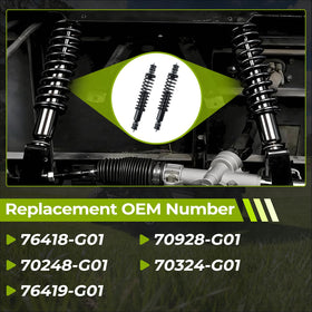 GCKAE suspension assembly close-up showing durable components.